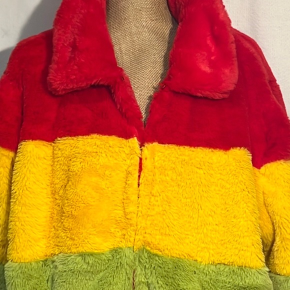 Anthropologie faux fur car coat with front pockets - Picture 4 of 6